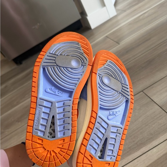 Nike High-Top Sneakers Blue Orange White - Picture 6 of 7